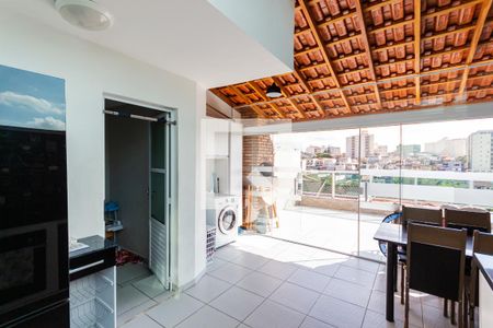 Cozinha de apartamento à venda com 2 quartos, 104m² em Campestre, Santo André