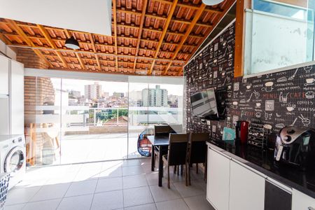 Cozinha de apartamento à venda com 2 quartos, 104m² em Campestre, Santo André