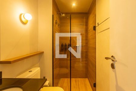 Banheiro do Quarto 1 de kitnet/studio à venda com 1 quarto, 25m² em Indianópolis, São Paulo