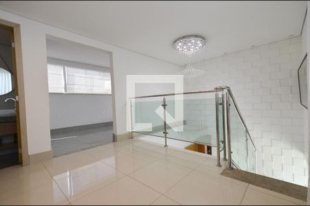 Sala da cobertura de apartamento à venda com 3 quartos, 170m² em Fernão Dias, Belo Horizonte