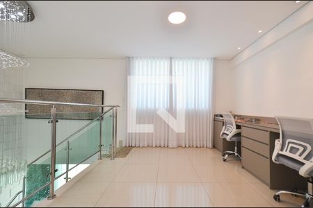 Sala da cobertura de apartamento à venda com 3 quartos, 170m² em Fernão Dias, Belo Horizonte