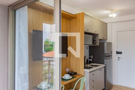 Varanda de kitnet/studio à venda com 1 quarto, 27m² em Perdizes, São Paulo