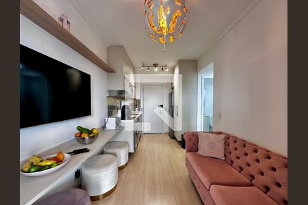 Sala de apartamento para alugar com 1 quarto, 35m² em Santo Amaro, São Paulo