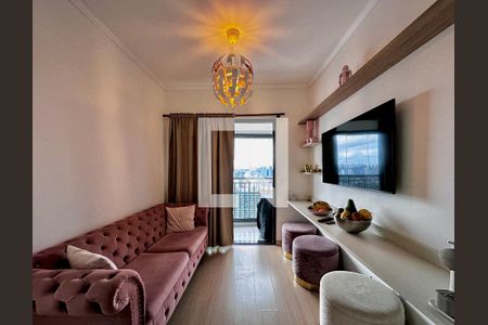 Sala de apartamento para alugar com 1 quarto, 35m² em Santo Amaro, São Paulo