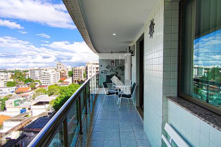 Sala- varanda de apartamento à venda com 4 quartos, 129m² em Jacarepaguá, Rio de Janeiro