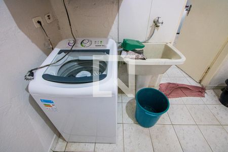 Área de serviço de casa à venda com 3 quartos, 89m² em Campestre, Santo André