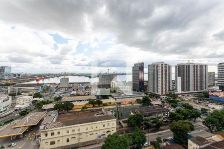 Varanda da Sala de apartamento para alugar com 2 quartos, 43m² em Santo Cristo, Rio de Janeiro