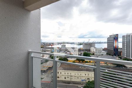 Varanda da Sala de apartamento para alugar com 2 quartos, 43m² em Santo Cristo, Rio de Janeiro