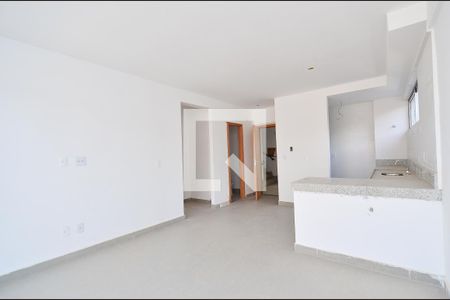 Sala  de apartamento à venda com 2 quartos, 62m² em São Pedro, Belo Horizonte