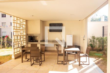 Área comum - Churrasqueira de apartamento para alugar com 1 quarto, 27m² em Socorro, São Paulo