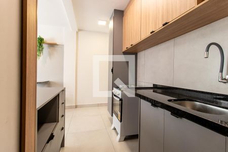 Cozinha - Armários de apartamento para alugar com 1 quarto, 35m² em Centro, Curitiba