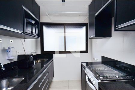 Cozinha de apartamento à venda com 1 quarto, 45m² em Santo Agostinho, Belo Horizonte