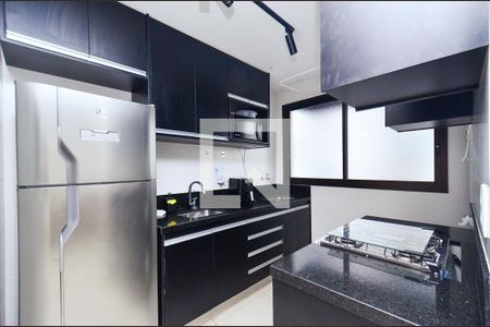 Cozinha de apartamento à venda com 1 quarto, 45m² em Santo Agostinho, Belo Horizonte
