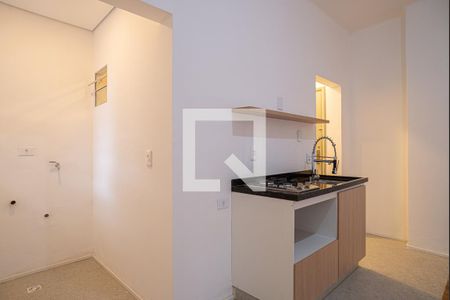 Cozinha de kitnet/studio para alugar com 1 quarto, 32m² em Bela Vista, São Paulo