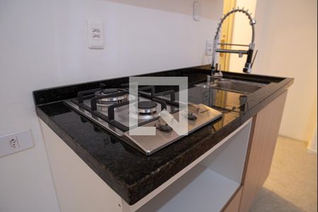 Cozinha de kitnet/studio para alugar com 1 quarto, 32m² em Bela Vista, São Paulo