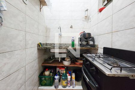 Cozinha de apartamento para alugar com 1 quarto, 40m² em Botafogo, Rio de Janeiro