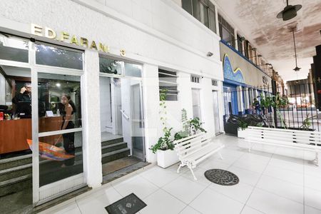 Fachada de apartamento para alugar com 1 quarto, 40m² em Botafogo, Rio de Janeiro