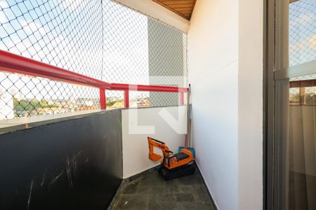 Varanda da Sala de apartamento à venda com 2 quartos, 60m² em Jardim Colombo, São Paulo