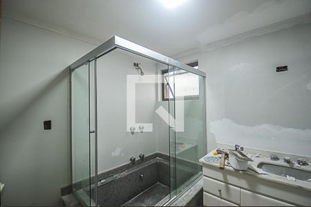 Banheiro da Suíte de apartamento à venda com 3 quartos, 185m² em Centro, São Bernardo do Campo