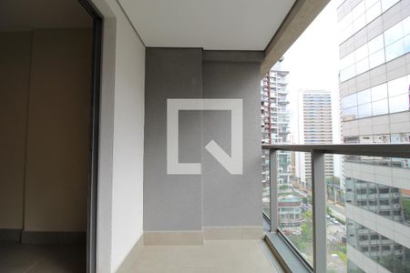 Varanda de apartamento à venda com 1 quarto, 42m² em Indianópolis, São Paulo