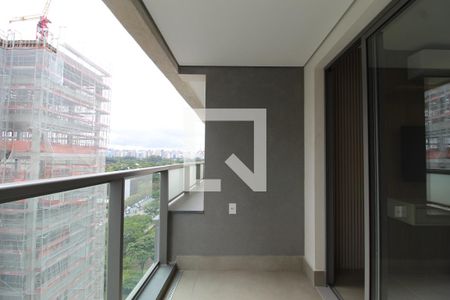 Varanda de apartamento à venda com 1 quarto, 42m² em Indianópolis, São Paulo