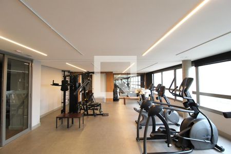 Área Comum - Academia de apartamento à venda com 1 quarto, 42m² em Indianópolis, São Paulo