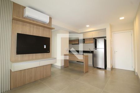 Sala de apartamento à venda com 1 quarto, 42m² em Indianópolis, São Paulo