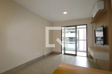 Sala de apartamento à venda com 1 quarto, 42m² em Indianópolis, São Paulo