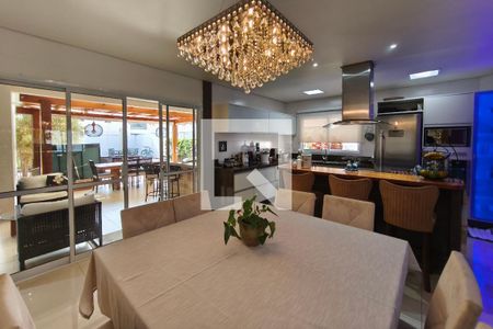 Sala de Jantar de casa de condomínio à venda com 4 quartos, 262m² em Swiss Park, Campinas