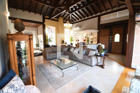 Sala de casa de condomínio à venda com 4 quartos, 470m² em Loteamento Alphaville Campinas, Campinas