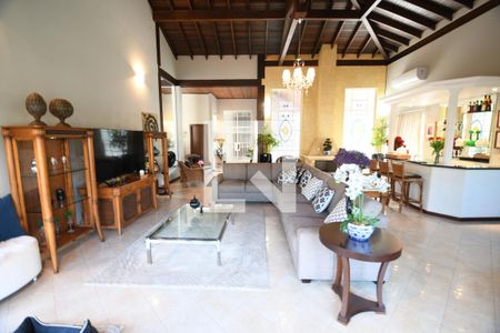 Sala de casa de condomínio à venda com 4 quartos, 470m² em Loteamento Alphaville Campinas, Campinas