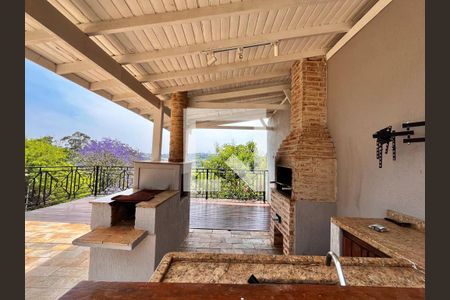 Churrasqueira de casa de condomínio à venda com 4 quartos, 356m² em Conjunto Habitacional Vila Santana (Sousas), Campinas
