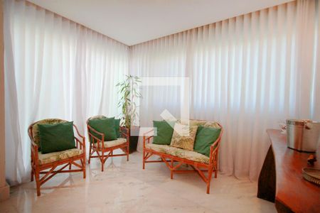 Varanda Coberta de apartamento à venda com 4 quartos, 360m² em Buritis, Belo Horizonte