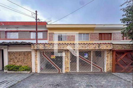 Fachada de casa à venda com 3 quartos, 205m² em Jardim Bela Vista, Santo André