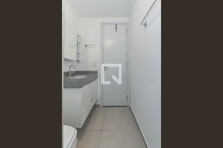 Banheiro de kitnet/studio à venda com 1 quarto, 25m² em Campo Belo, São Paulo