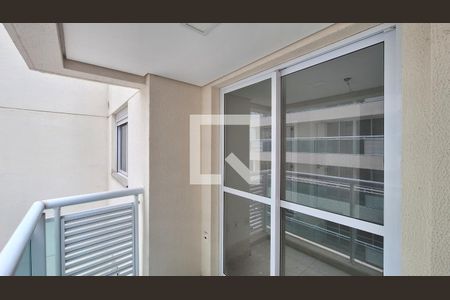 Varanda da Sala de apartamento à venda com 1 quarto, 41m² em Barra Funda, São Paulo