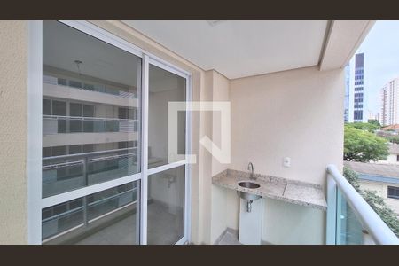 Varanda da Sala de apartamento à venda com 1 quarto, 41m² em Barra Funda, São Paulo