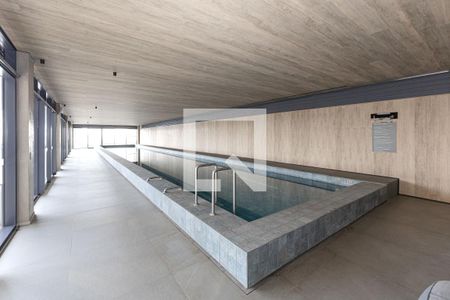Área comum - Piscina Termica de apartamento à venda com 1 quarto, 44m² em Vila da Serra, Nova Lima