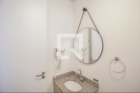 Banheiro de apartamento à venda com 1 quarto, 25m² em Vila Campestre, São Bernardo do Campo