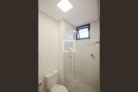 Banheiro de apartamento à venda com 1 quarto, 25m² em Vila Campestre, São Bernardo do Campo