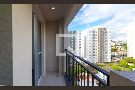 Varanda da Sala de apartamento à venda com 2 quartos, 40m² em Jardim Santo Antoninho, São Paulo