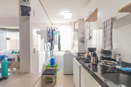 Cozinha de apartamento à venda com 1 quarto, 44m² em Jardim Botânico, Porto Alegre