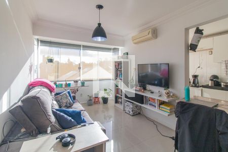 Sala de apartamento à venda com 1 quarto, 44m² em Jardim Botânico, Porto Alegre
