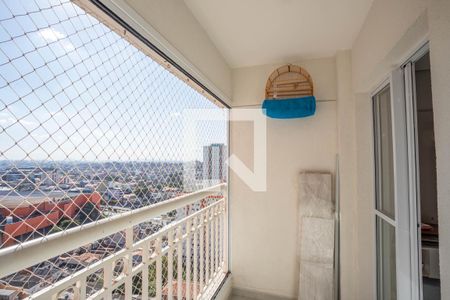 Varanda da sala de apartamento à venda com 2 quartos, 56m² em Centro, Diadema