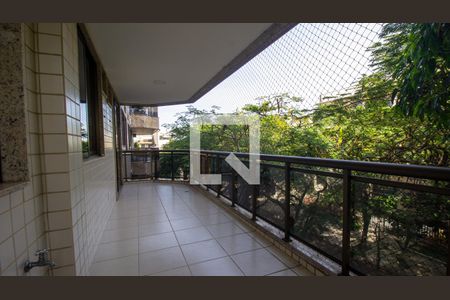 Varanda de apartamento à venda com 3 quartos, 120m² em Recreio dos Bandeirantes, Rio de Janeiro