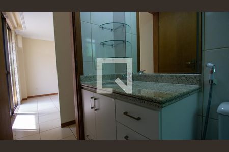 Banheiro da Suíte de apartamento à venda com 3 quartos, 120m² em Recreio dos Bandeirantes, Rio de Janeiro