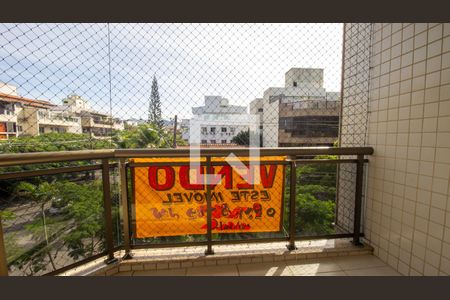 Sacada da Suíte de apartamento à venda com 3 quartos, 120m² em Recreio dos Bandeirantes, Rio de Janeiro