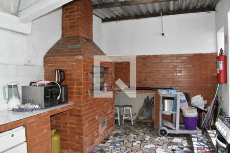 Área comum - Churrasqueira de kitnet/studio para alugar com 1 quarto, 28m² em Centro, Curitiba