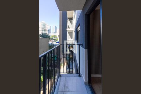 Varanda da Sala de apartamento à venda com 2 quartos, 41m² em Campo Belo, São Paulo