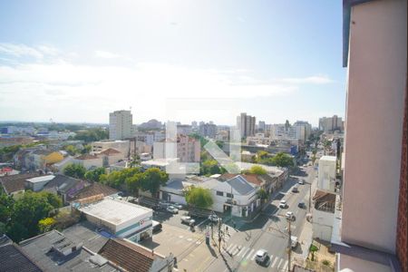 Varanda - Vista Sala/Cozinha  de apartamento à venda com 1 quarto, 30m² em Moinhos de Vento, Porto Alegre